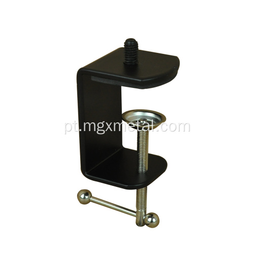 Mesa de aço de revestimento em pó preto CLAMP C-CLAMP